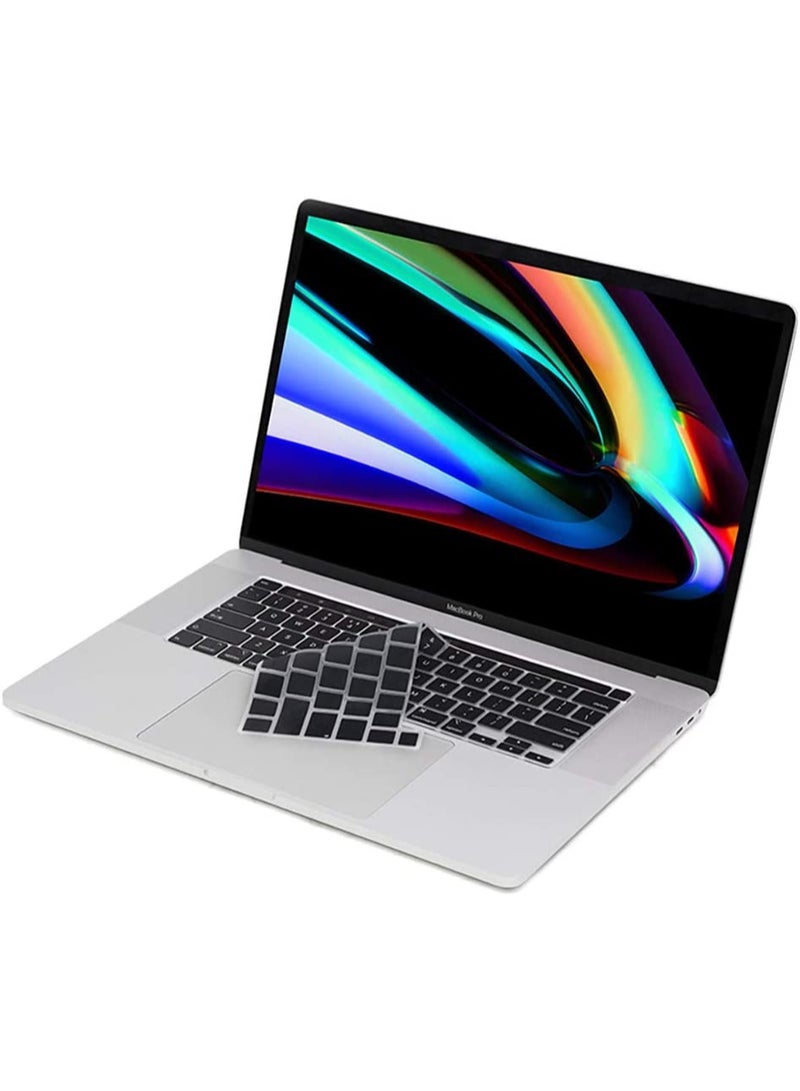 Ultra Thin Silicone Keyboard Cover for 2026-2021 M5/M4/M3/M2/M1 Pro/Max Chip MacBook Air 15.3"/13.6" A3448/A3241/A3114/A2941& A3449/A3240/A3113/A2681 & 13 Macbook NEO A18 Pro 2026(A3404) & MacBook Pro 14"/16" A3434/A3427/A3426/A3112/A3185/A3401/A2442/A2779& A3429/A3428/A3403/A3186/A2485/A2780 & 13 Macbook NEO A18 Pro 2026(A3404), US Layout Keyboard Protector - Image 5